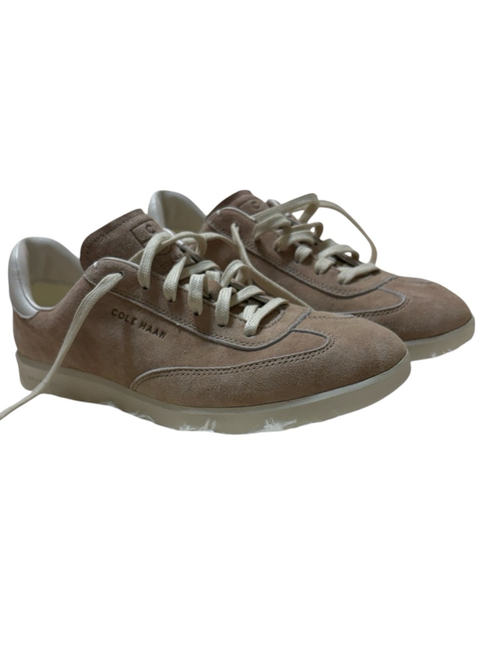 Cole Haan Grand Pro Women's Tan Suede Retro Sneakers